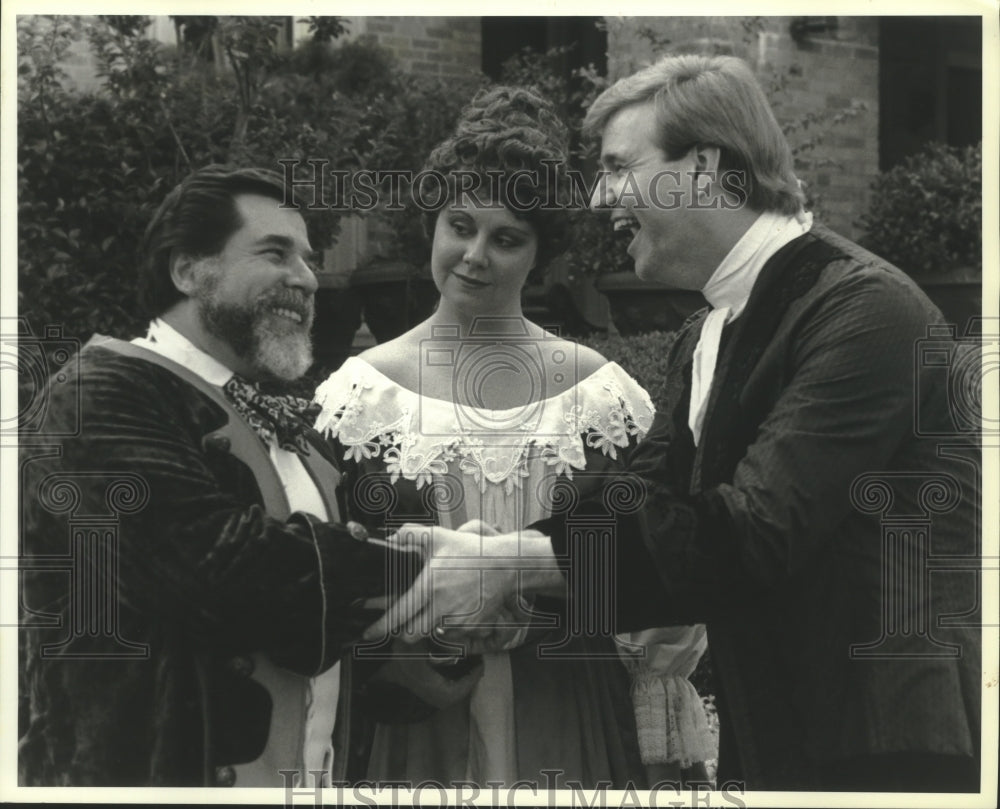 1989 Press Photo Actors of The Sorcerer of Gilbert and Sullivan Society, Houston - Historic Images