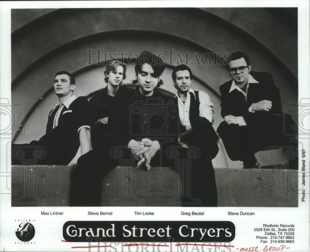 1997 Press Photo Music group &quot;Grand Street Cryers&quot; - hcp00010 - Historic Images