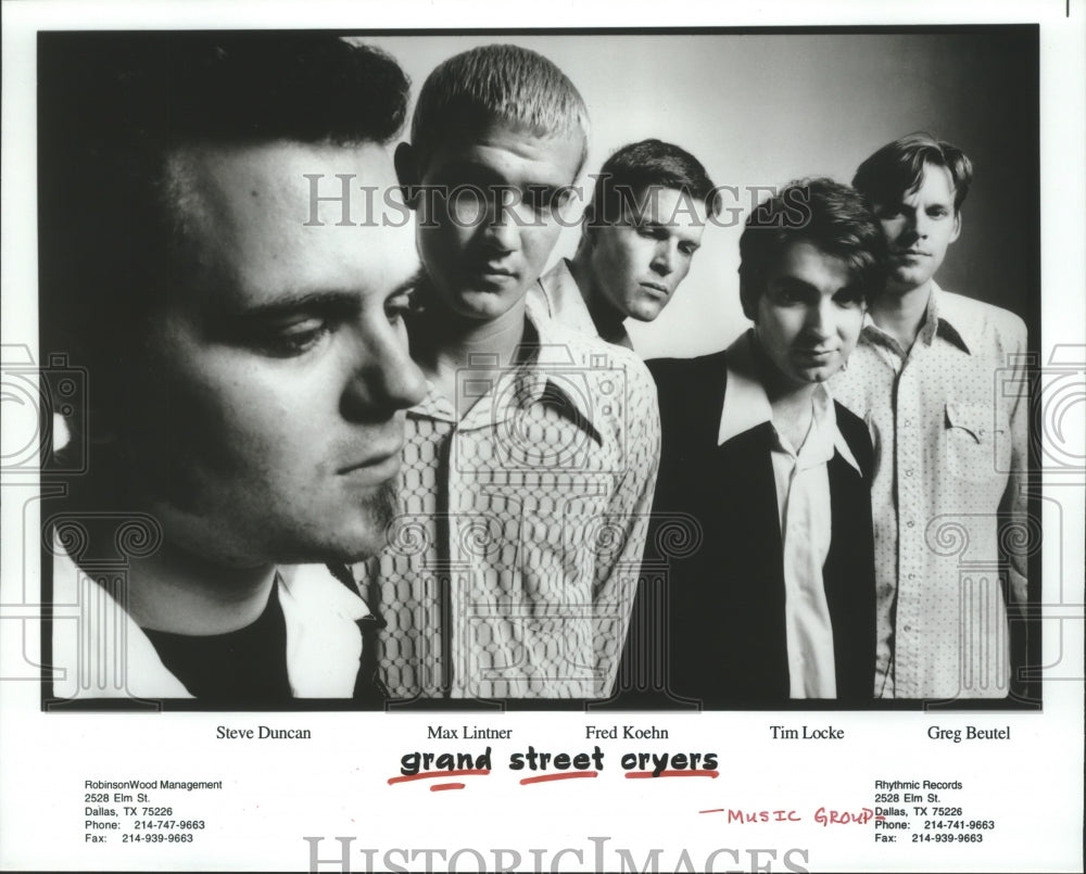1997 Press Photo Music group "Grand Street Cryers" - hcp00011 - Historic Images