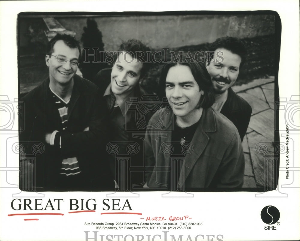 1998 Music group "Great Big Sea" - Historic Images