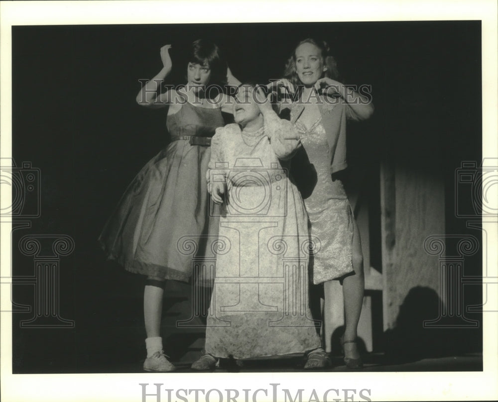 1981 Press Photo Actors perform &quot;Grease&quot; musical on stage - hcp00043 - Historic Images