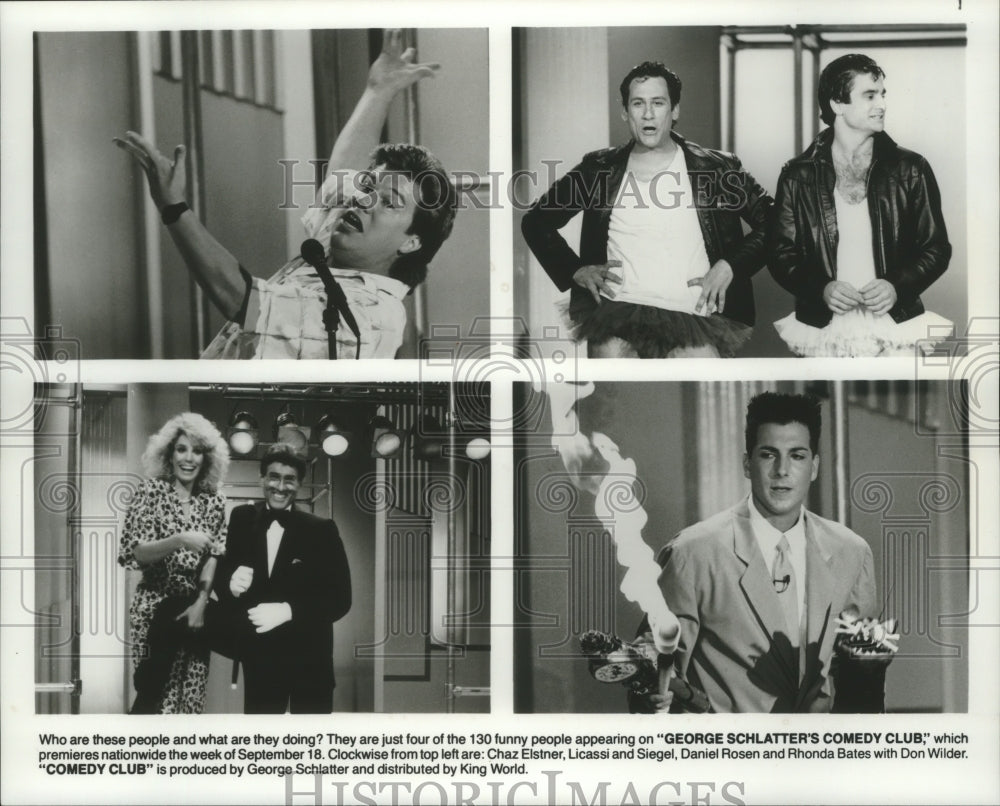 1988 Press Photo Comics from &quot;George Schlatter&#39;s Comedy Club&quot; - hcp00080 - Historic Images