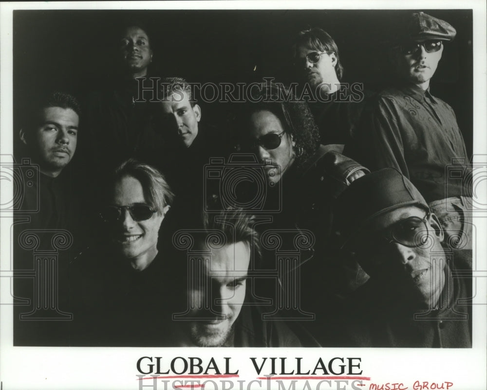 1995 Press Photo Music group &quot;Global Village&quot; - hcp00096 - Historic Images