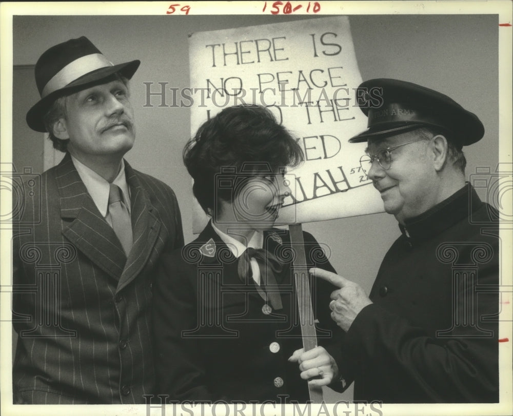 1986 Press Photo Actors perform scene from &quot;Guys and Dolls&quot; - hcp00110 - Historic Images