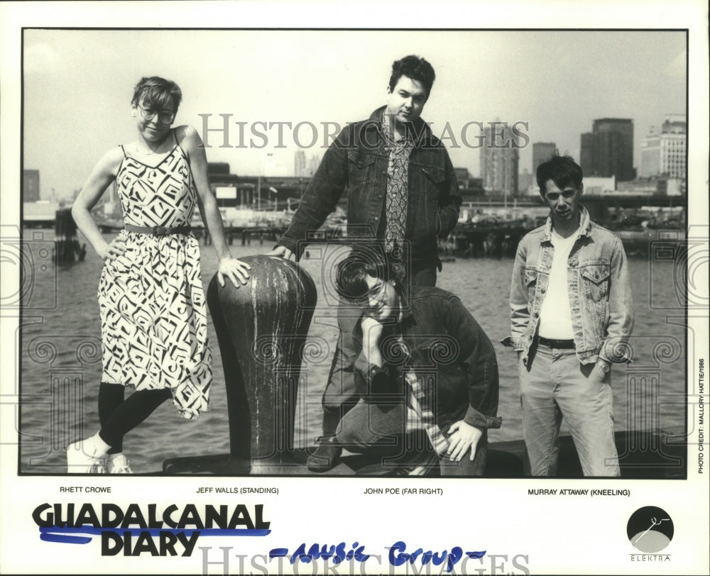 1986 Music group "Guadalcanal Diary" - Historic Images