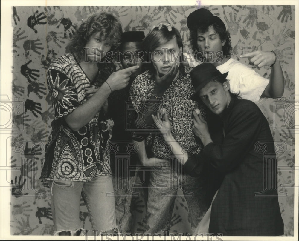 1988 Press Photo Rock group "The Hands" - hcp00199 - Historic Images