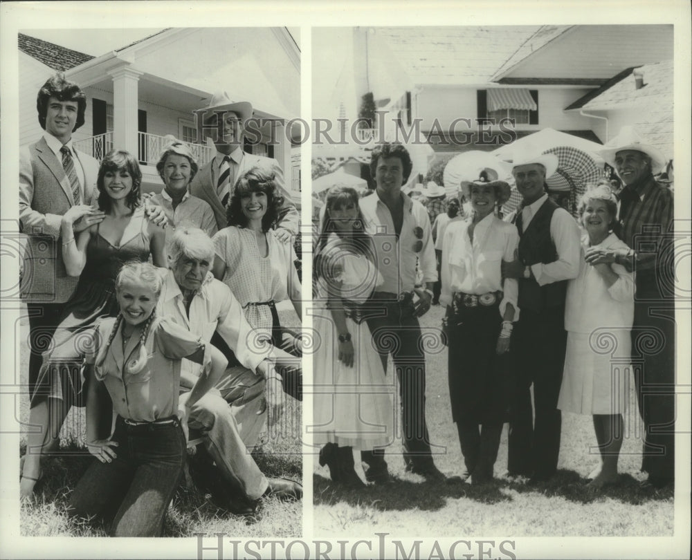1988 Cast of CBS TV show &quot;Dallas&quot; - Historic Images