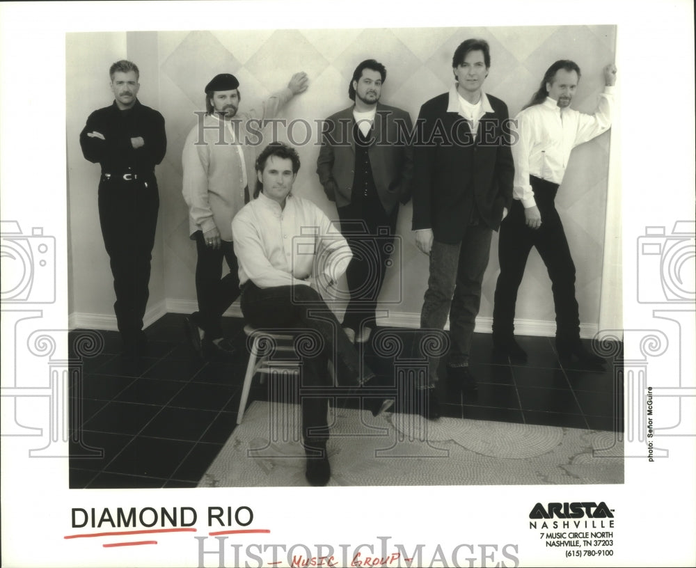 1991 Press Photo Music group &quot;Diamond Rio&quot; - hcp00298 - Historic Images