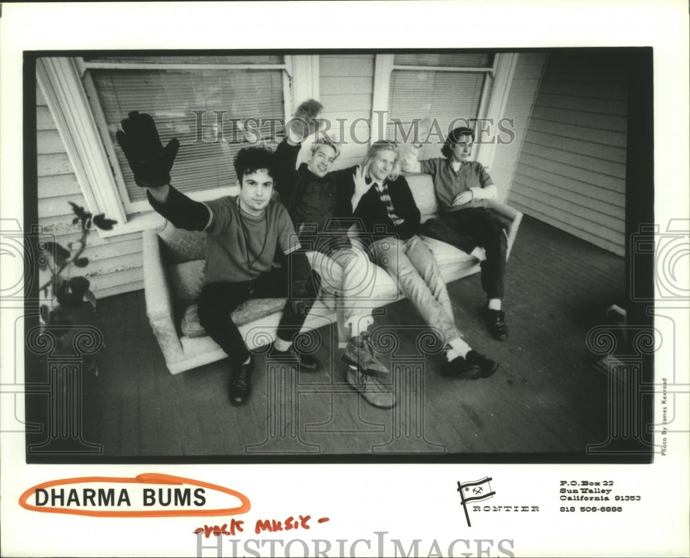 1992 Press Photo Rock music group &quot;Dharma Bums&quot; - hcp00302 - Historic Images