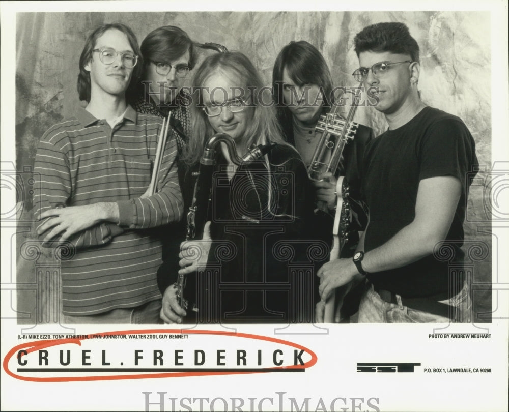 1992 Press Photo Music group "Cruel Frederick" - hcp00332 - Historic Images