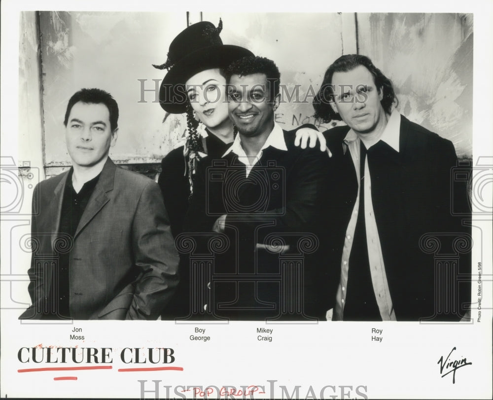 1983 Press Photo Pop music group &quot;Culture Club&quot; - hcp00339 - Historic Images