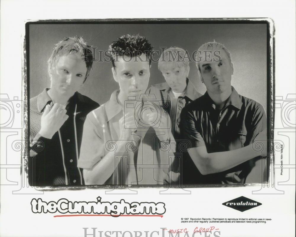 1997 Press Photo "The Cunninghams" music group - hcp00346 - Historic Images