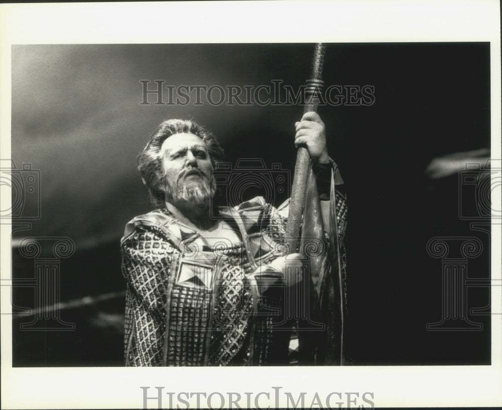 1981 Actor from Dallas Civic Opera performs in "Die Walkure" - Historic Images