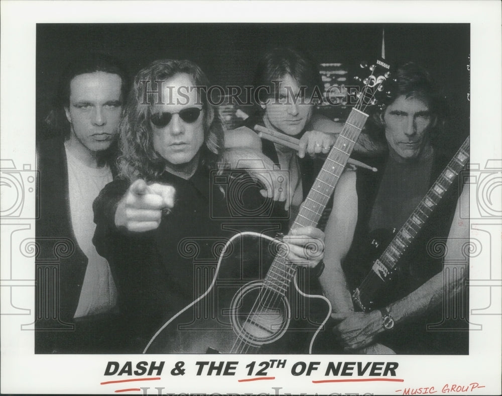 1998 Press Photo Music group &quot;Dash and the 12th of Never&quot; - hcp00398 - Historic Images