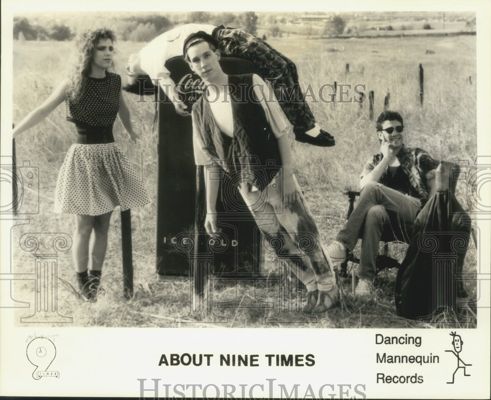 1989 Music group &quot;About Nine Times&quot; - Historic Images