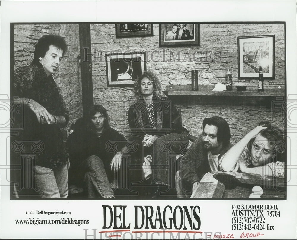 1997 Press Photo Music group &quot;Del Dragons&quot; - hcp00481 - Historic Images