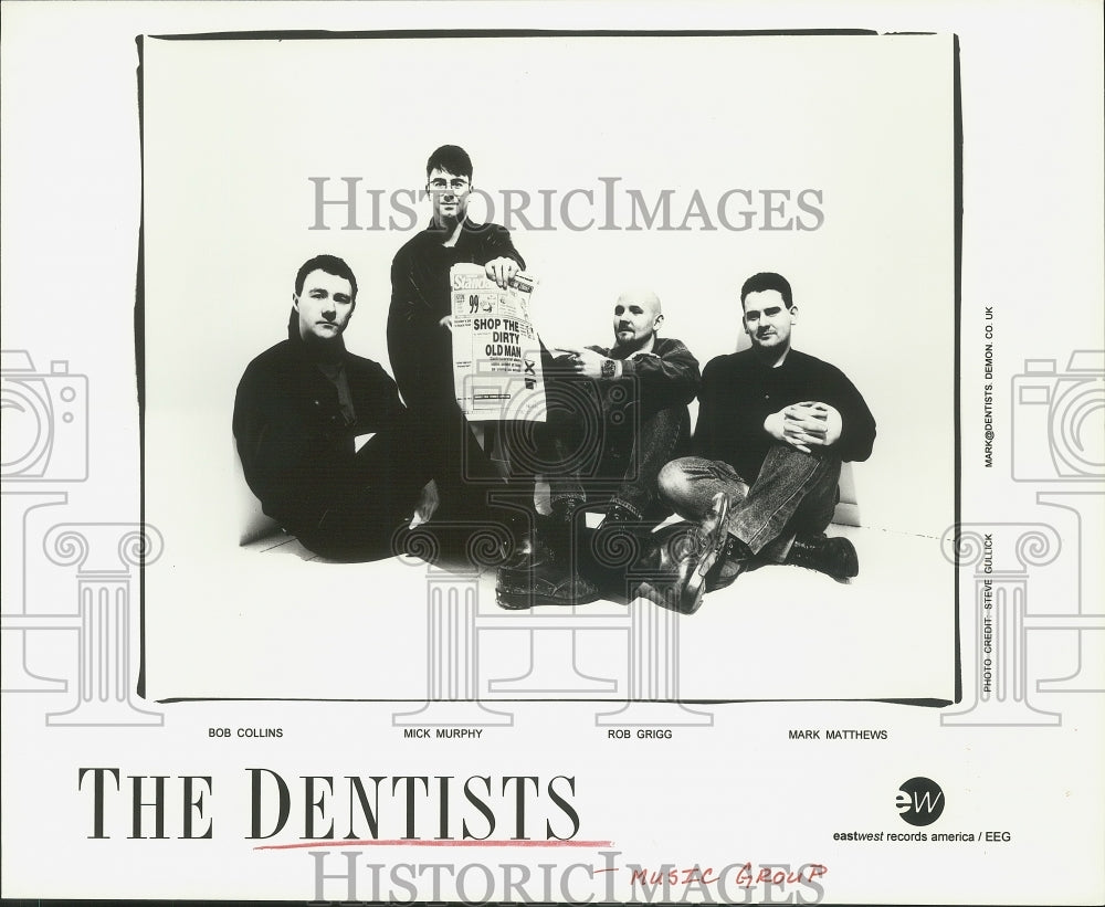 1995 Press Photo Music group &quot;The Dentists&quot; - hcp00484 - Historic Images