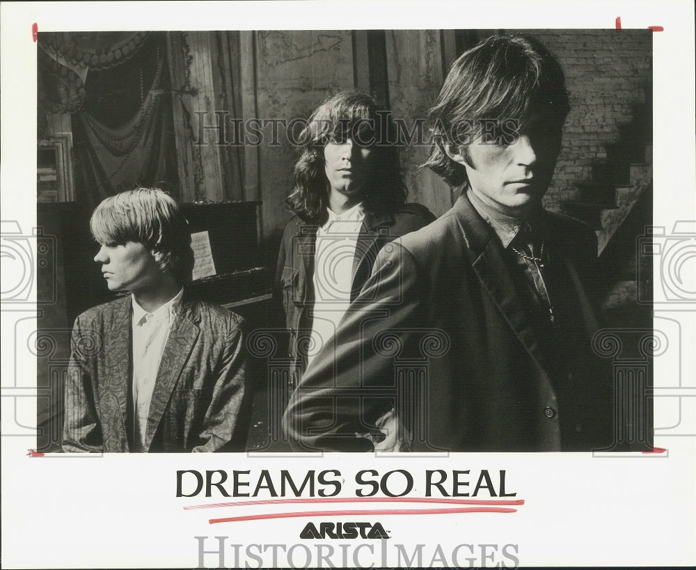 1989 Press Photo Music group "Dreams So Real" - hcp00532 - Historic Images