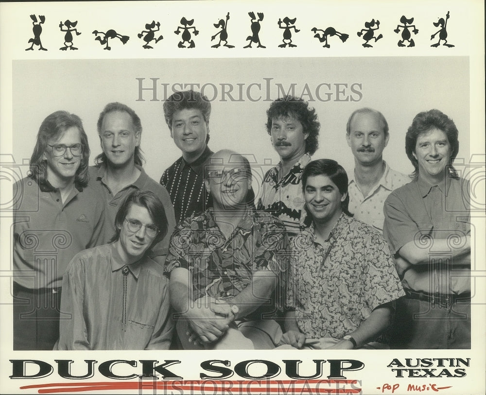 1992 Press Photo Pop music group "Duck Soup" of Austin, Texas - hcp00609 - Historic Images