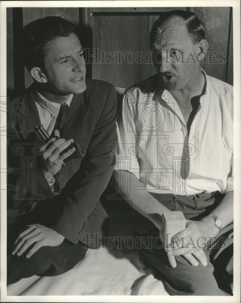 1963 Bob Peeples and Jack Bell perform at Hamlet Theatre - Historic Images