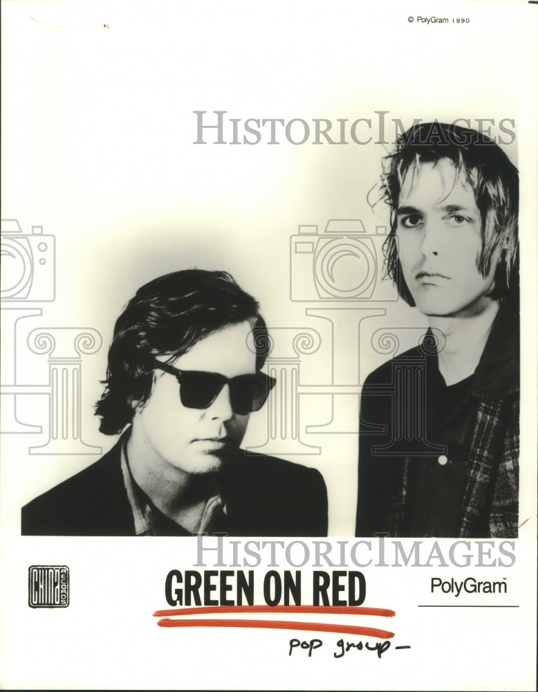 1990 Press Photo Pop group "Green on Red" - hcp00689 - Historic Images