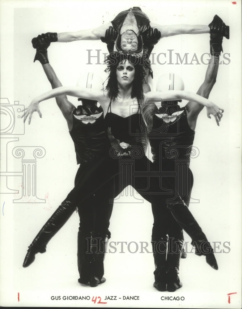1984 Press Photo Dancers "Gus Gioradano Jazz Dance Chicago" - hcp00746 - Historic Images