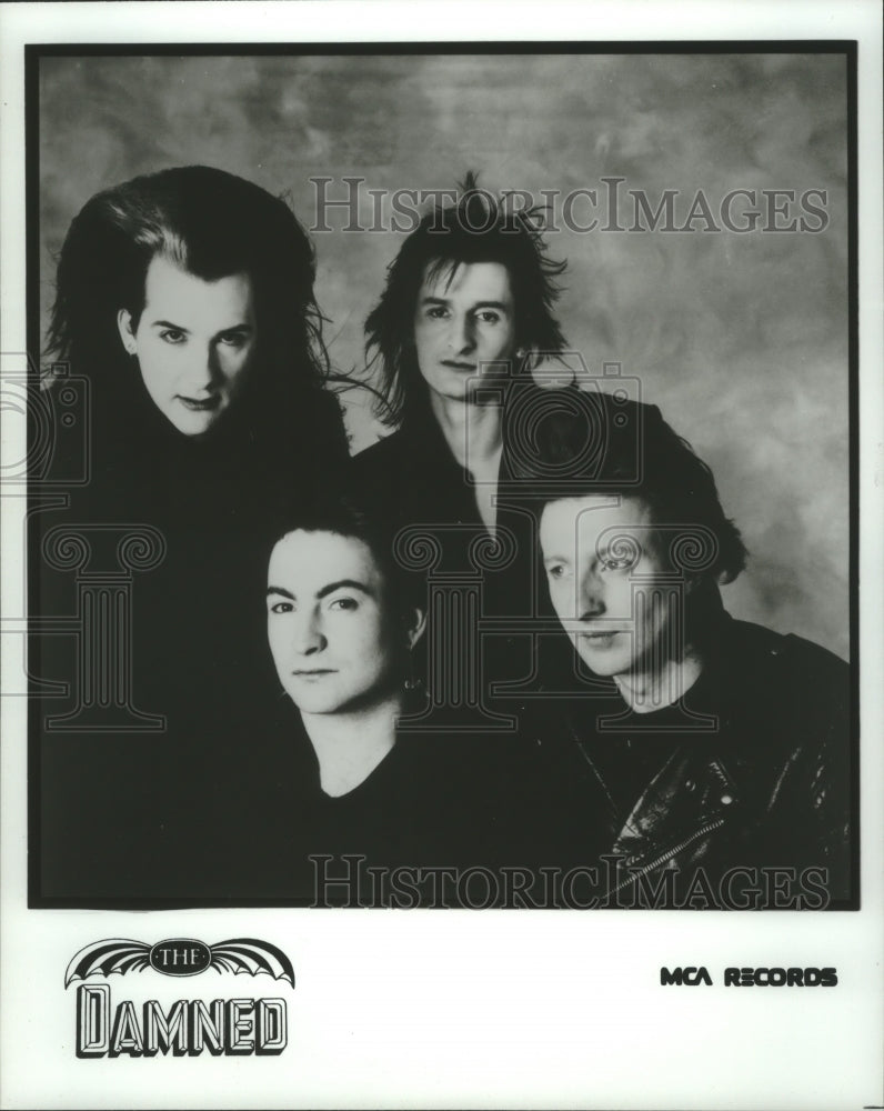 1987 Press Photo Rock group &quot;The Damned&quot; - hcp00882 - Historic Images