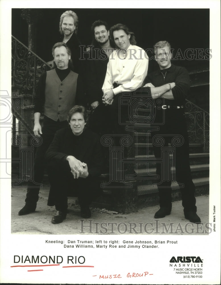 1998 Press Photo Music group &quot;Diamond Rio&quot; - hcp00917 - Historic Images