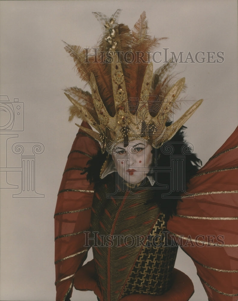 1989 Press Photo Halloween Magic Player Jimmy Phillips in "Wizard of Montrose" - Historic Images