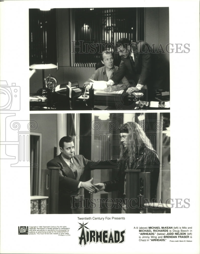1994 Press Photo Cast of 20th Century Fox film &quot;Airheads&quot; - hcp00967 - Historic Images