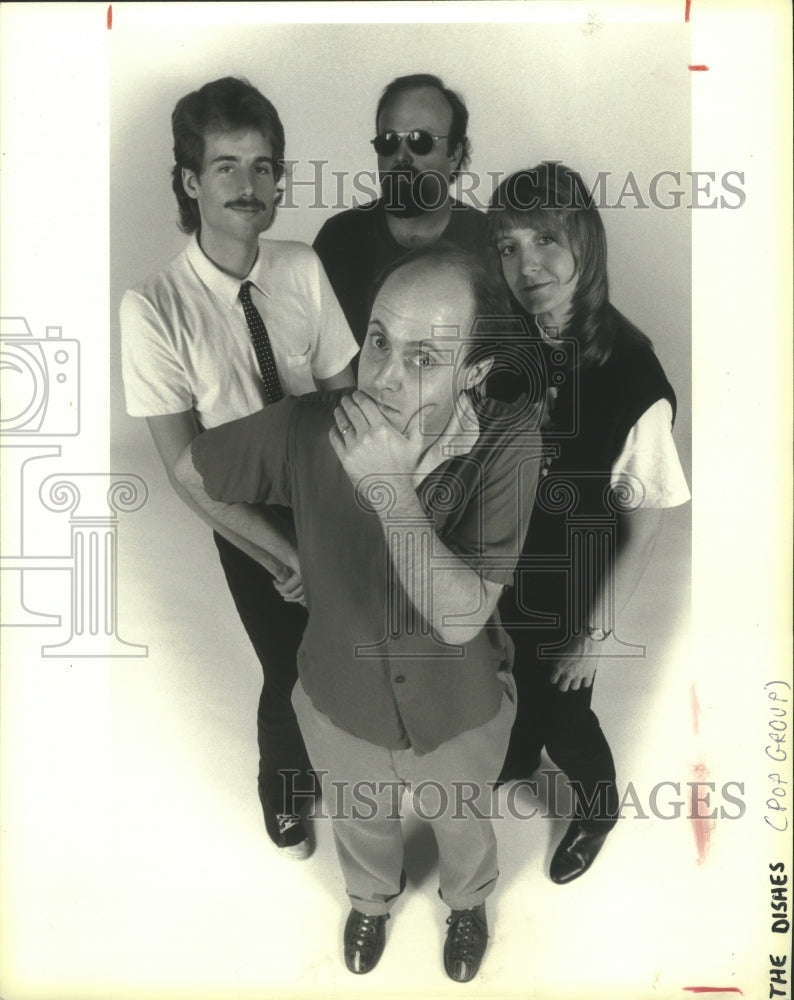 1985 Pop music group "The Dishes" - Historic Images
