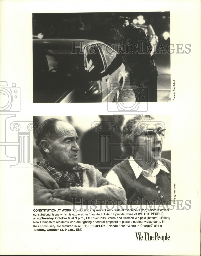 1987 Press Photo Scenes from PBS show "We the People" - hcp00991 - Historic Images