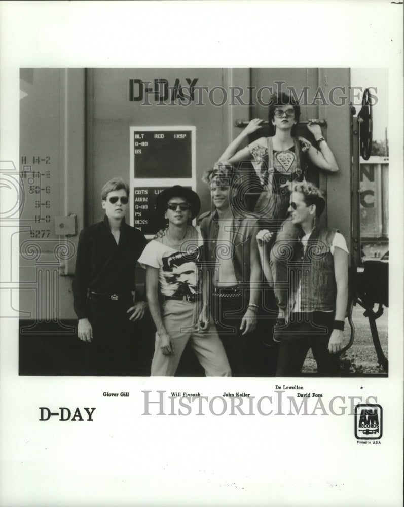 1983 Rock group "D-Day" - Historic Images