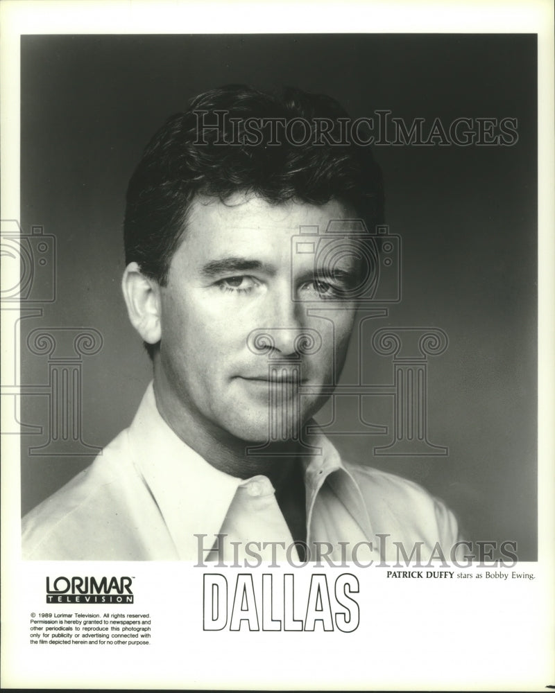 1989 Patrick Duffy stars as Bobby Ewing on &quot;Dallas&quot; - Historic Images