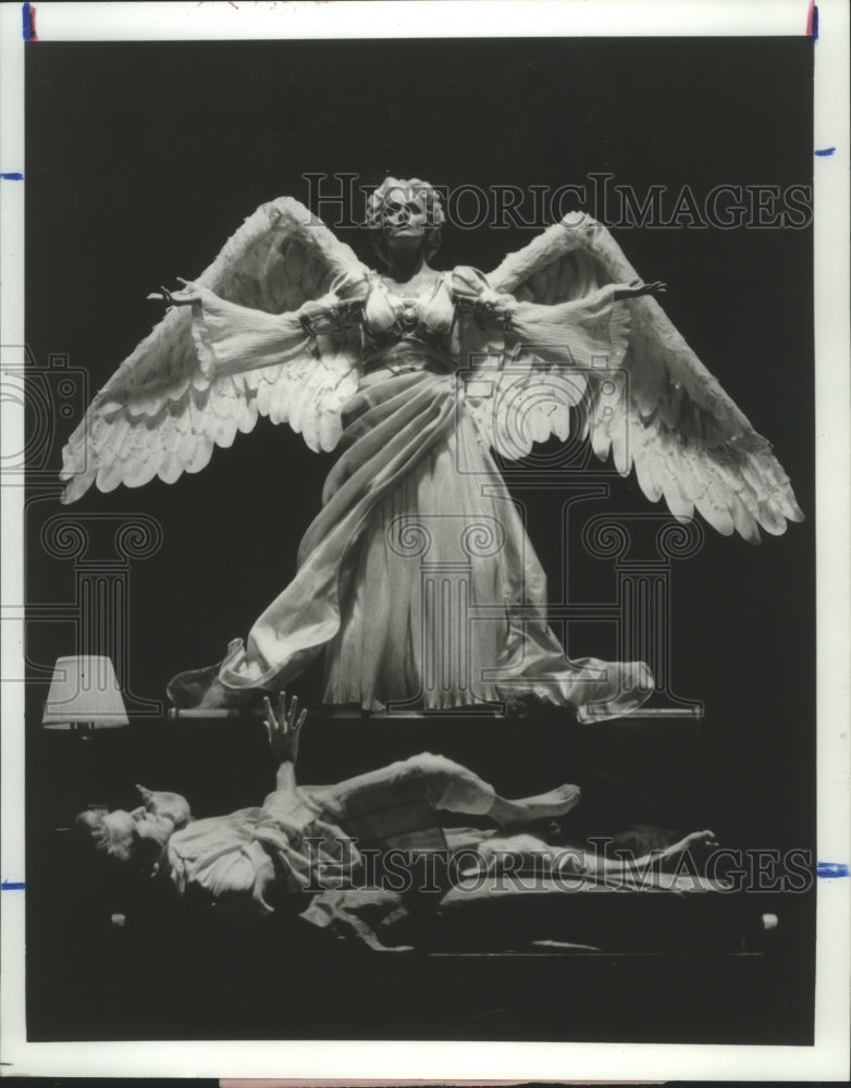 1993 Press Photo Actors performing in the play &quot;Angels in America.&quot; - hcp01238- Historic Images