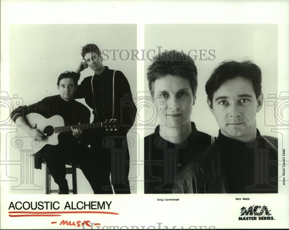 1989 Greg Carmichael and Nick Webb of Acoustic Alchemy - Historic Images