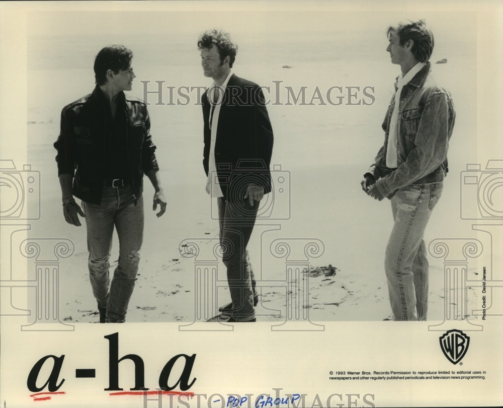 1993 Press Photo a-ha music pop group. - Historic Images