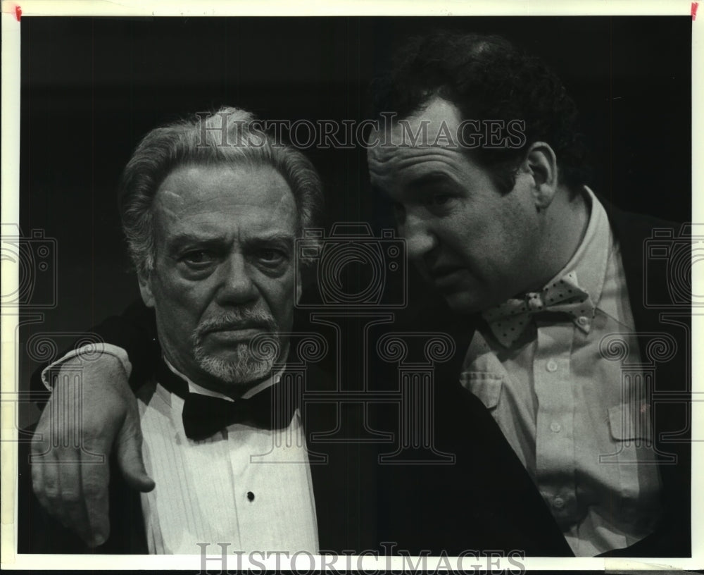 1993 Press Photo Brandon Smith &amp; Jim Jeter at Actors Theatre of Houston. - Historic Images