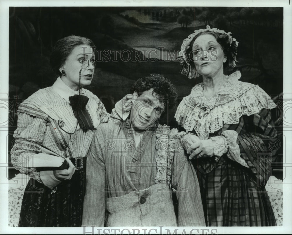 1988 Press Photo Scene from the musical &quot;Big River&quot;. - Historic Images