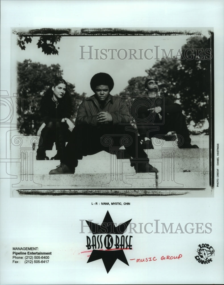1996 Members of the Bass is Base music group - Historic Images
