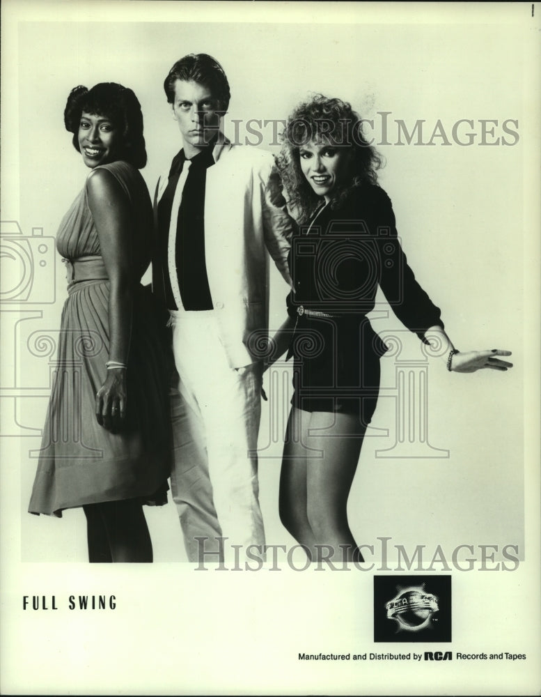 1982 Press Photo Full Swing pop music group. - Historic Images