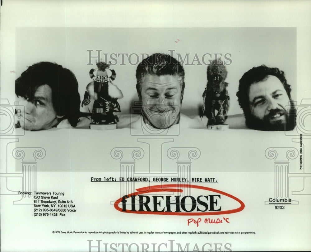 1992 Members of "FireHose". - Historic Images