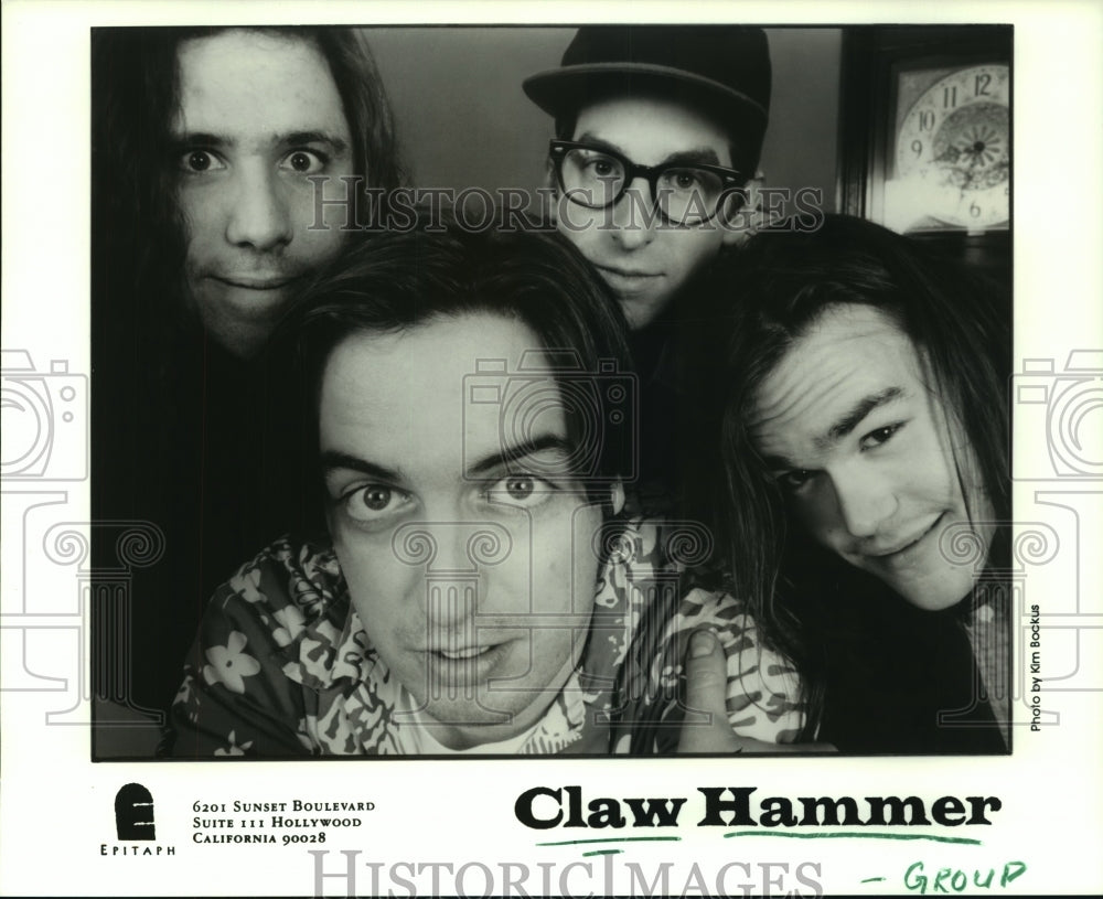 1993 Press Photo Members of &quot;Claw Hammer&quot;. - hcp02969- Historic Images