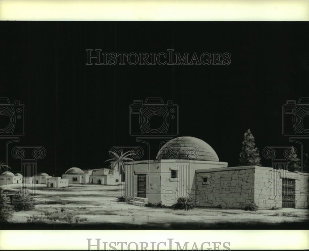 1992 Press Photo Holiday show of the Christmas Star at the Planetarium, Houston.- Historic Images