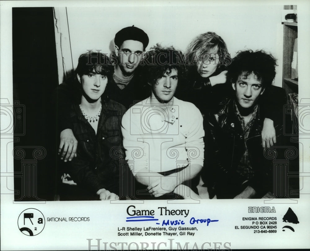 1986 Press Photo Game Theory music group. - hcp03200- Historic Images