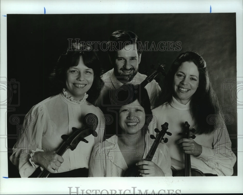 1990 Press Photo The Classical Quartet Group to Perform in Houston Texas- Historic Images