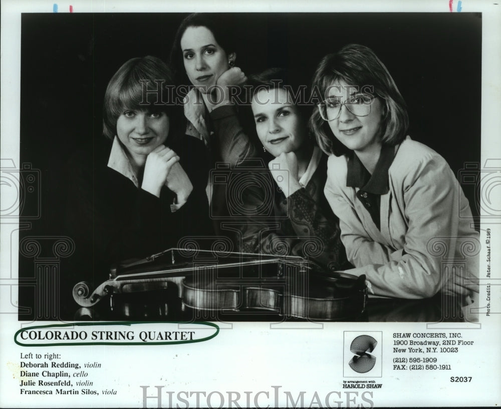 1994 Press Photo Musicians of the Colorado String Quartet. - hcp03318- Historic Images