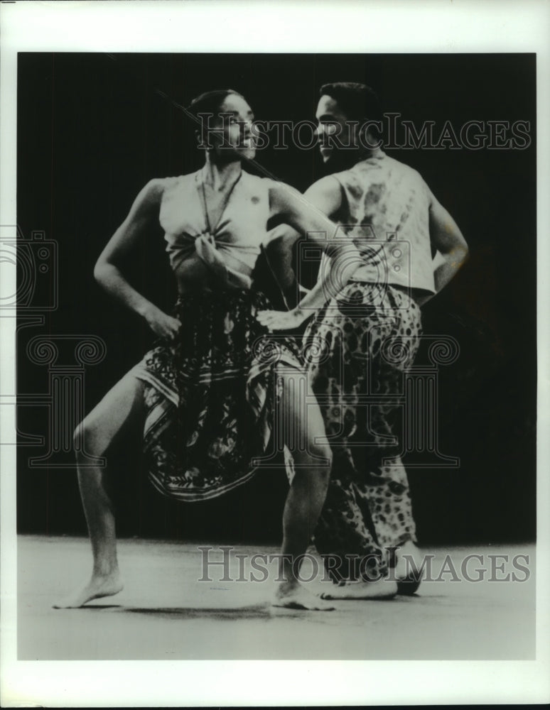 1993 Press Photo Cast members of &quot;Once On This Island&quot; performed in Galveston- Historic Images