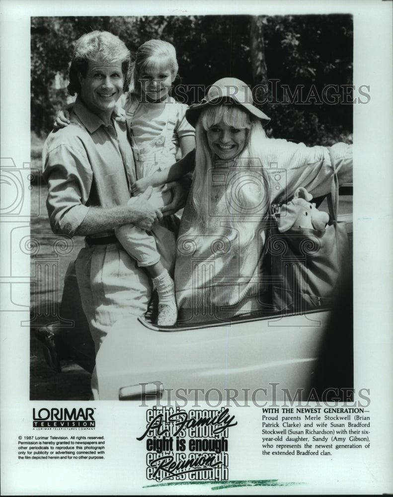 1987 Press Photo Cast members of television show Eight is Enough - hcp03945- Historic Images