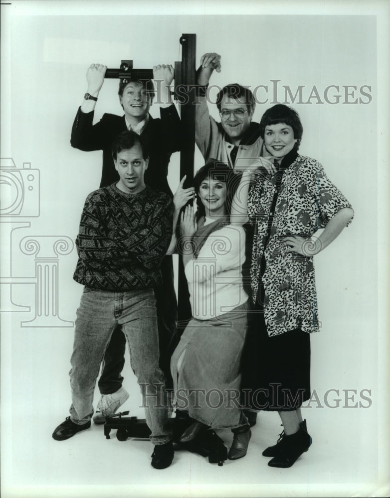 1987 Press Photo Cast from The Comedy Workshop Houston. - hcp03984- Historic Images